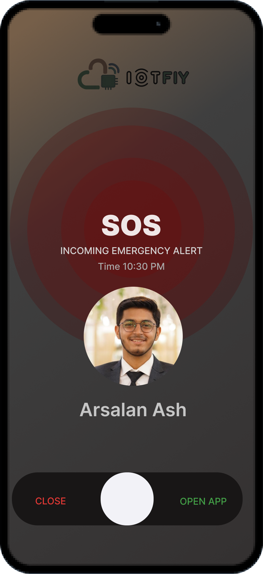 Single SOS Alert